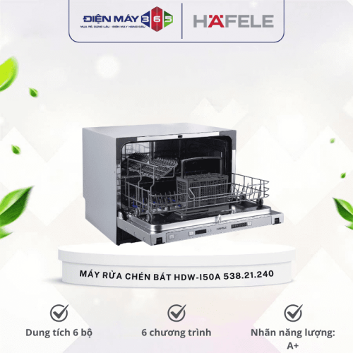 Máy rửa chén bát Hafele HDW-I50A 538.21.240