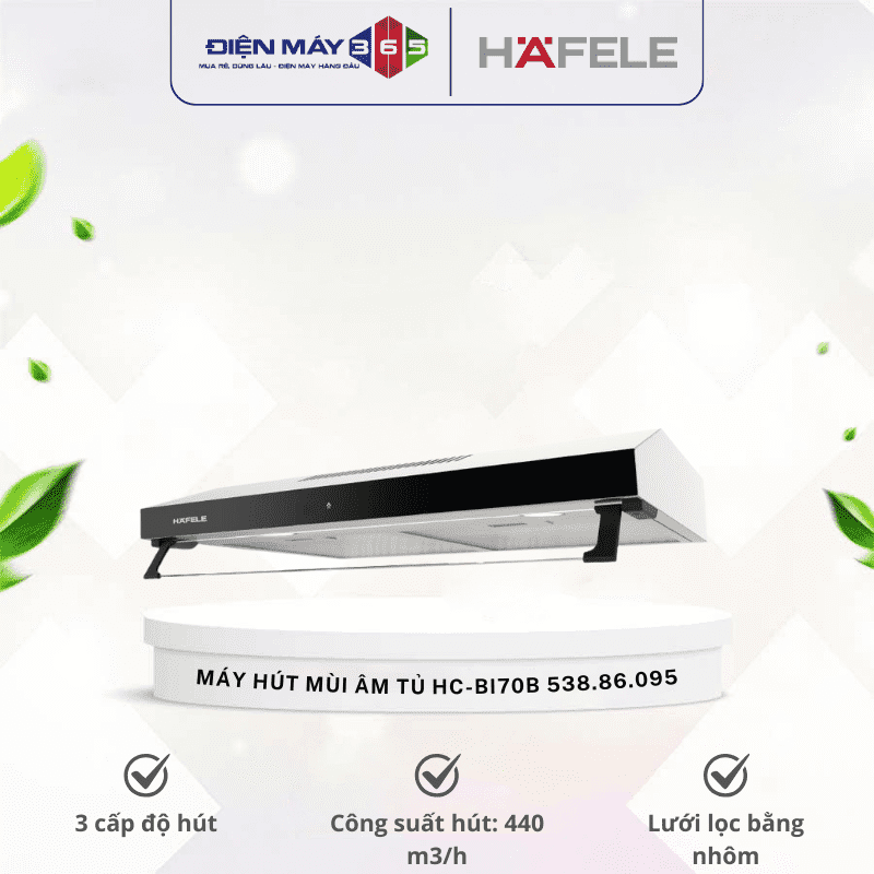 Máy hút mùi âm tủ Hafele HC-BI70B 538.86.095 3 Máy hút mùi âm tủ Hafele HC-BI70B 538.86.095
