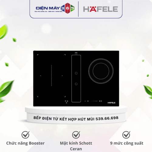 Bếp điện từ kết hợp hút mùi Hafele 539.66.698