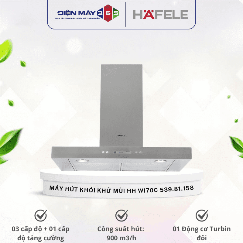 Máy hút khói khử mùi Hafele HH WI70C 539.81.158 3 Máy hút khói khử mùi Hafele HH WI70C 539.81.158