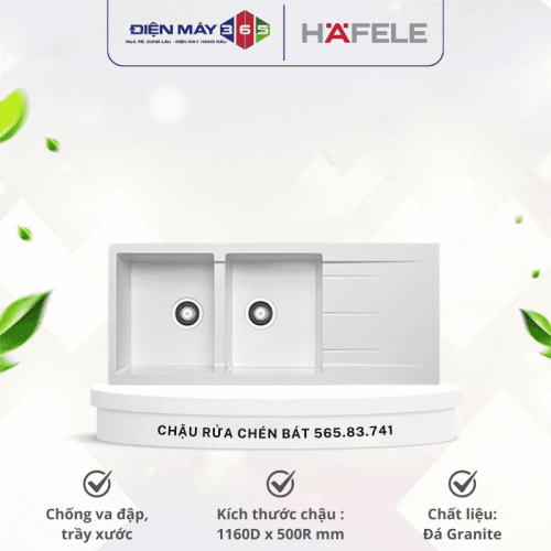 Chậu rửa chén bát Hafele HS G11650 565.83.741