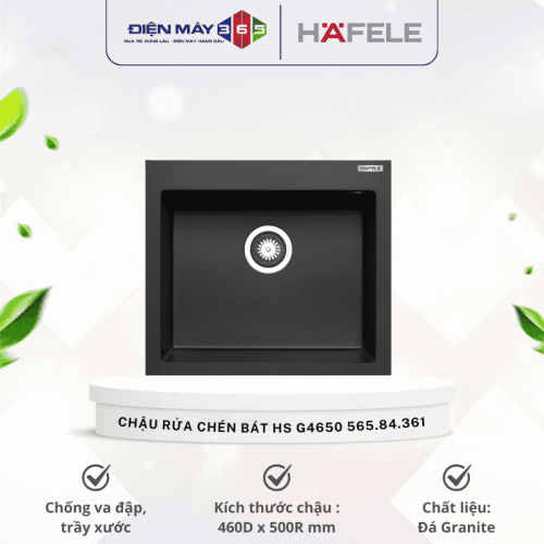 Chậu rửa chén bát Hafele HS G4650 565.84.361