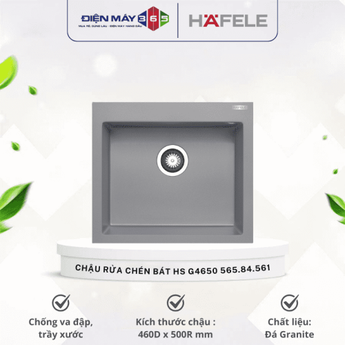 Chậu rửa chén bát Hafele HS G4650 565.84.561