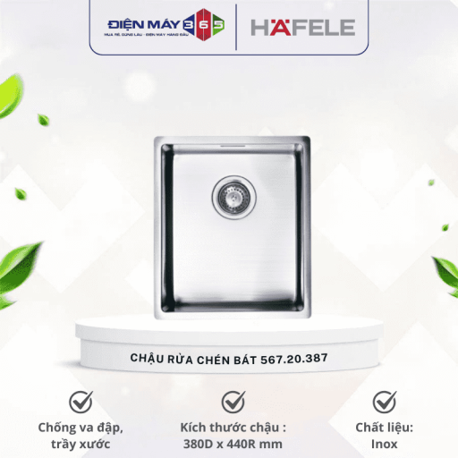 Chậu rửa chén bát inox Hafele CLAUDIUS HS-SD7744 567.20.387 (Ngừng sản xuất) 4 567 optimized.20.387
