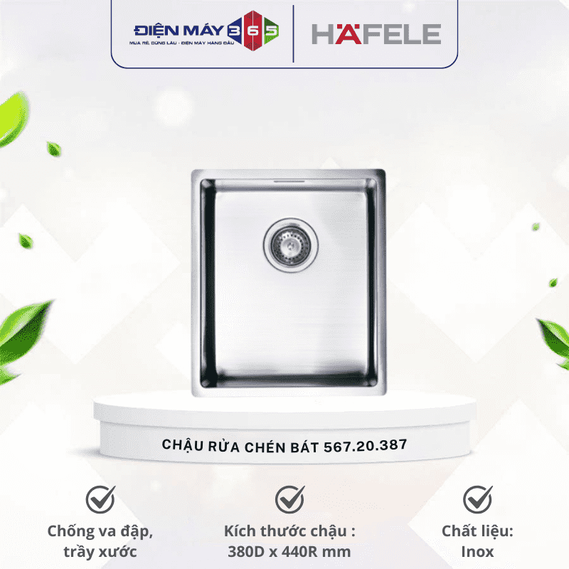 Chậu rửa chén bát inox Hafele CLAUDIUS HS-SD7744 567.20.387 (Ngừng sản xuất) 3 Chậu rửa chén bát inox Hafele CLAUDIUS HS-SD7744 567.20.387 (Ngừng sản xuất)