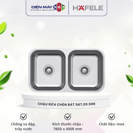 Chậu rửa chén bát Hafele CLAUDIUS HS-SD7848 567.20.506 4 567 optimized.20.506