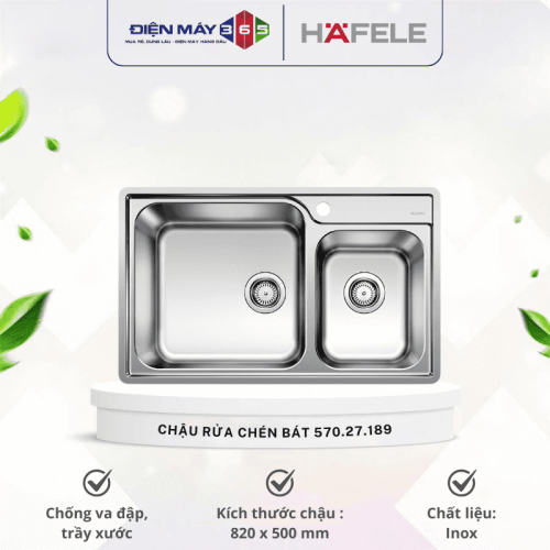 Chậu rửa chén bát inox Hafele Blanco - LEMIS XL 8-IF 570.27.189