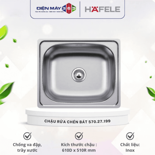 Chậu rửa chén bát inox Hafele Blanco - PLENTA 6 570.27.199 4 570 optimized.27.199