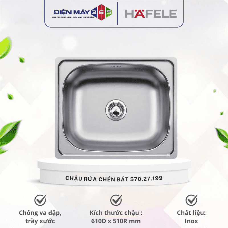 Chậu rửa chén bát inox Hafele Blanco - PLENTA 6 570.27.199 3 Chậu rửa chén bát inox Hafele Blanco - PLENTA 6 570.27.199