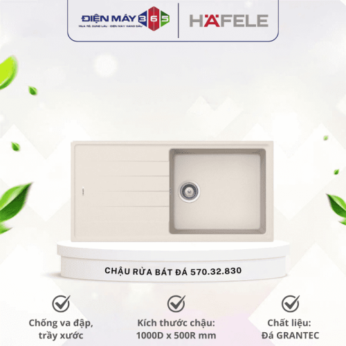 Chậu rửa bát đá Hafele Antonius HS-GSD10050 570.32.830