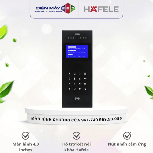 Màn hình chuông cửa Hafele SVL-740 959.23.086