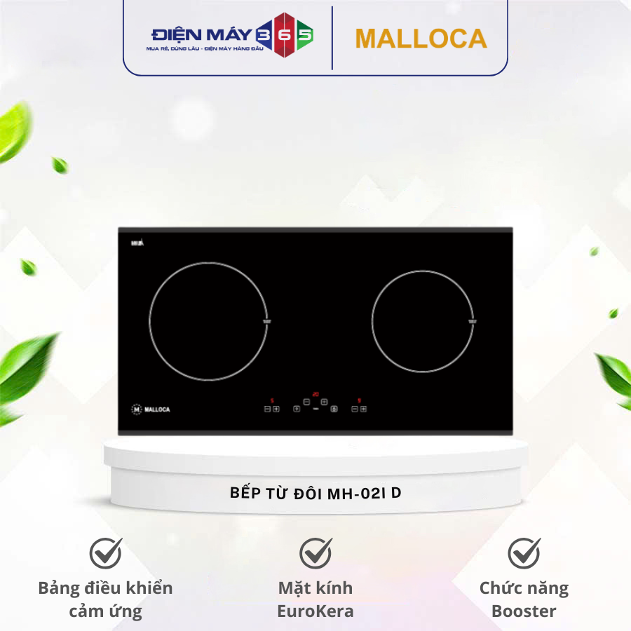 Bếp từ đôi Malloca MH-02I D 3 Bếp từ đôi Malloca MH-02I D