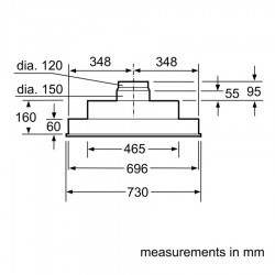 Máy hút mùi âm tủ Bosch DHU635HB 6 Máy hút mùi âm tủ Bosch DHU635HB - Ảnh 4