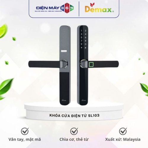 Khóa cửa điện tử Demax SL103 cho cửa nhôm, sắt, inox, cửa nhựa