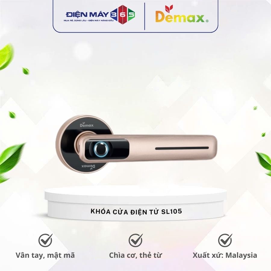 Khóa cửa điện tử Demax SL105 3 Khóa cửa điện tử Demax SL105