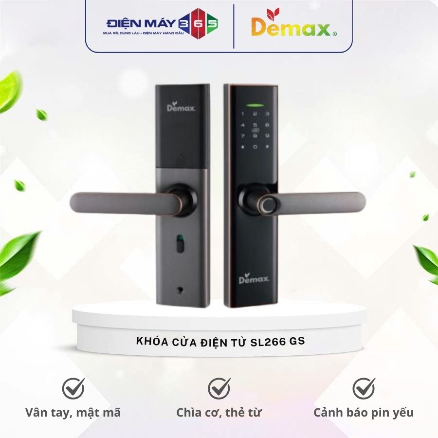 Khóa cửa điện tử Demax SL266 GS 3 Khóa cửa điện tử Demax SL266 GS