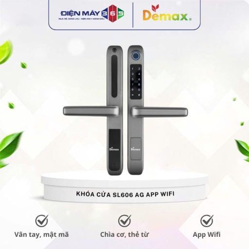 Khoa cua dien tu Demax SL606 AG App Wifi