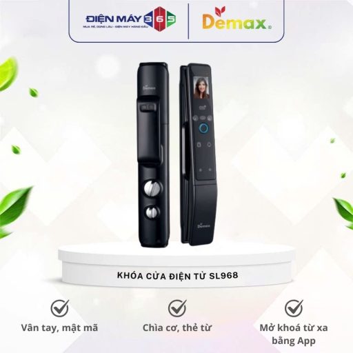Khóa cửa điện tử Demax SL968 4 Khoa cua dien tu Demax SL968