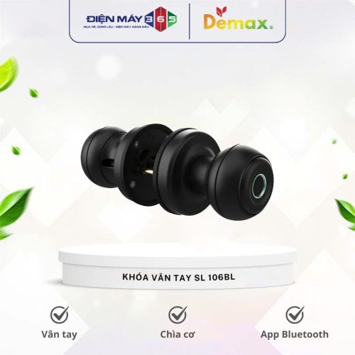 Khóa cửa vân tay Demax SL106 BL