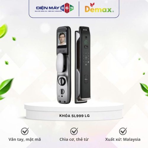 Khóa nhận diện khuôn mặt FACE ID - 3D Demax SL999 LG