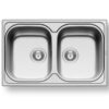 Chậu rửa bát inox BOSCH AMALTIA (79X50) 2B (107121001) 1 chau rua bosch amaltia 2b 107121001