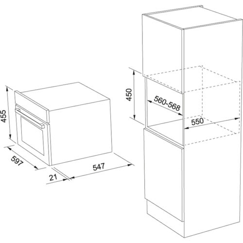Lò hấp âm tủ hiệu Franke FSO 45 FS C TFT BK XS 116.0371.355 6 franke fso 45 fs c tft bk xs 1 1