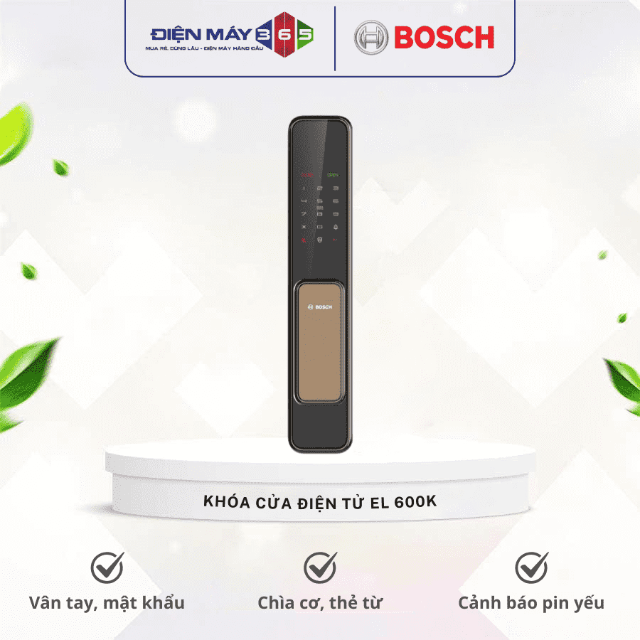 Khóa cửa điện tử Bosch EL 600K 3 Khóa cửa điện tử Bosch EL 600K