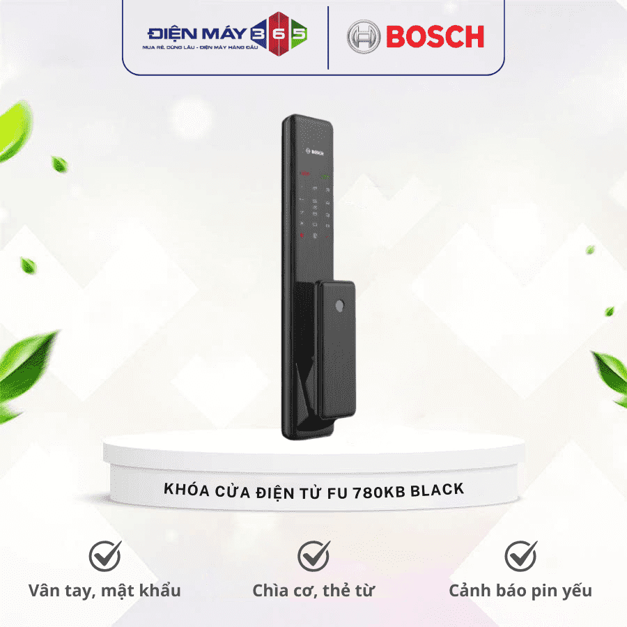 Khóa cửa điện tử Bosch FU 780KB Black 3 Khóa cửa điện tử Bosch FU 780KB Black