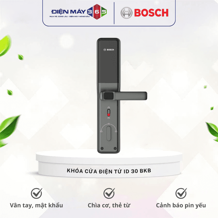 Khóa cửa điện tử Bosch ID 30 BKB 3 Khóa cửa điện tử Bosch ID 30 BKB