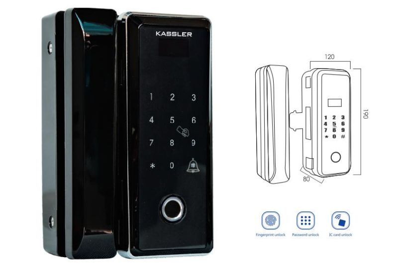 Khóa cửa vân tay Kassler KL-589 4 Khóa cửa vân tay Kassler KL-589 - Ảnh 2