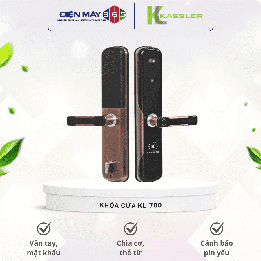 Khóa cửa vân tay thông minh Kassler KL-700 3 Khóa cửa vân tay thông minh Kassler KL-700
