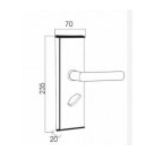 Khóa điện tử Kassler KL-383I 5 Kích thước của Khóa điện tử Kassler KL-383I