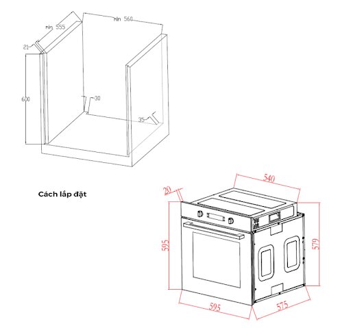 Lắp đặt KOEU-71S13F Lắp đặt KOEU-71S13F