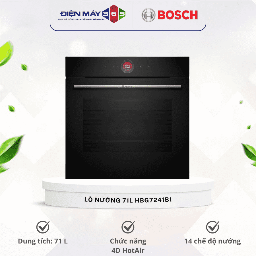 Lò nướng âm tủ 71L Bosch HBG7241B1 3 Lò nướng âm tủ 71L Bosch HBG7241B1