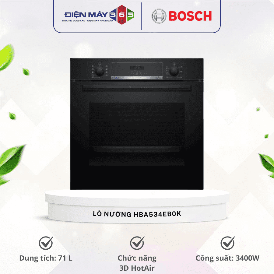 Lò nướng Bosch HBA534EB0K 3 Lò nướng Bosch HBA534EB0K