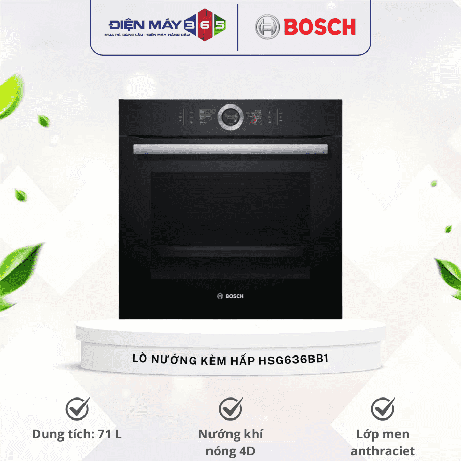 Lò nướng kèm hấp Bosch HSG636BB1 3 Lò nướng kèm hấp Bosch HSG636BB1