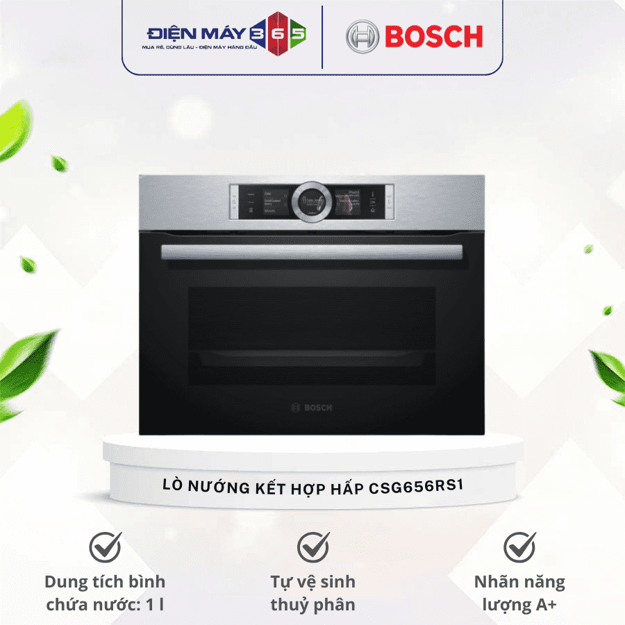 Lò nướng kết hợp hấp Bosch CSG656RS1 3 Lò nướng kết hợp hấp Bosch CSG656RS1