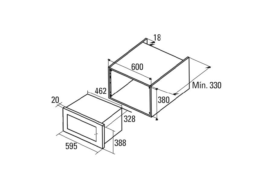 Lò vi sóng Cata MC 20 D ENC 5 Lò vi sóng Cata MC 20 D ENC - Ảnh 3