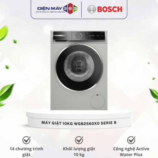 Máy giặt Bosch 10kg WGB2560X0 Serie 8 10 may giat bosch 10kg wgb2560x0 serie 8 optimized