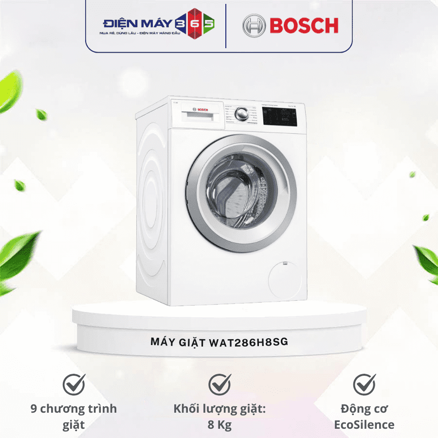 Máy giặt quần áo Bosch WAT286H8SG 3 Máy giặt quần áo Bosch WAT286H8SG