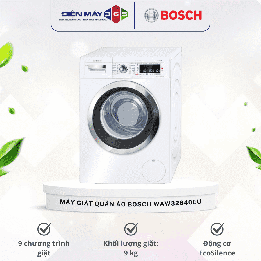 Máy giặt quần áo cửa trước Bosch WAW32640EU 3 Máy giặt quần áo cửa trước Bosch WAW32640EU