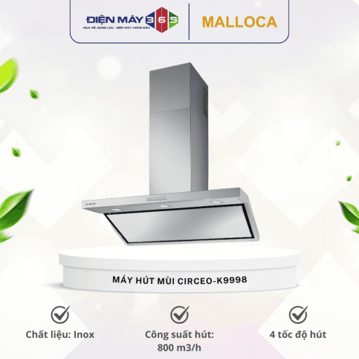 Máy hút khói khử mùi áp tường MALLOCA CIRCEO-K9998 4 may hut khoi khu mui ap tuong malloca circeo k9998 optimized