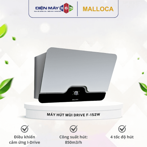 Máy hút khói khử mùi áp tường MALLOCA DRIVE F-152W 4 may hut khoi khu mui ap tuong malloca drive f 152w optimized