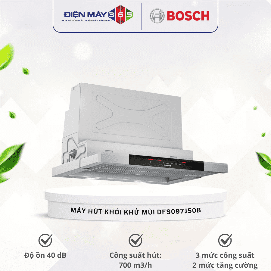 Máy hút mùi âm tủ Bosch DFS097J50B 3 Máy hút mùi âm tủ Bosch DFS097J50B