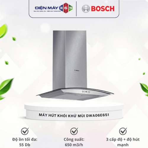 Máy hút khói khử mùi Bosch DWA06E651