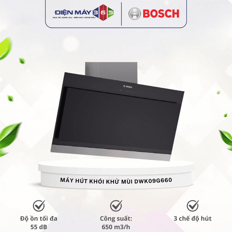 Máy hút khói khử mùi Bosch DWK09G660 3 Máy hút khói khử mùi Bosch DWK09G660
