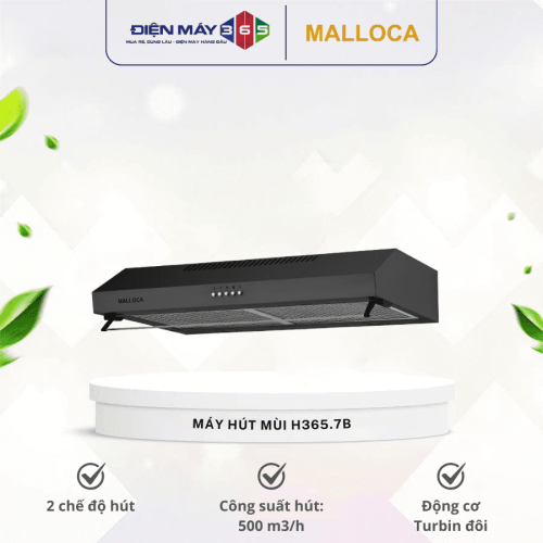 Máy hút khói khử mùi Malloca H365.7B