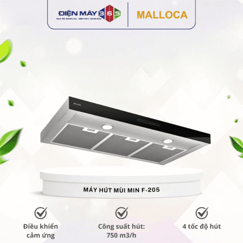 Máy hút khói khử mùi MALLOCA MIN F-205