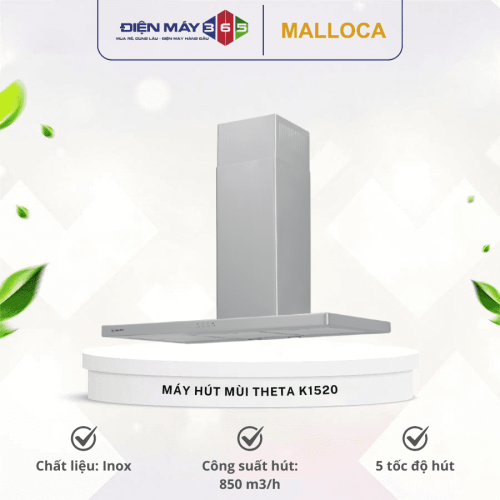 Máy hút khói khử mùi MALLOCA THETA K1520