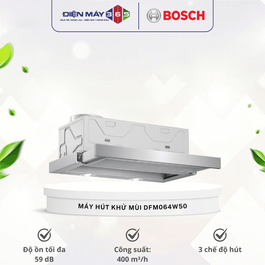 Máy hút khử mùi âm tủ Bosch DFM064W50 3 Máy hút khử mùi âm tủ Bosch DFM064W50